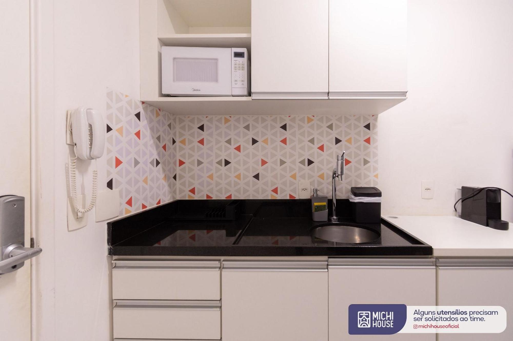 Belo Studio Metro/praca Republica Wf/cozinha Apartamento *